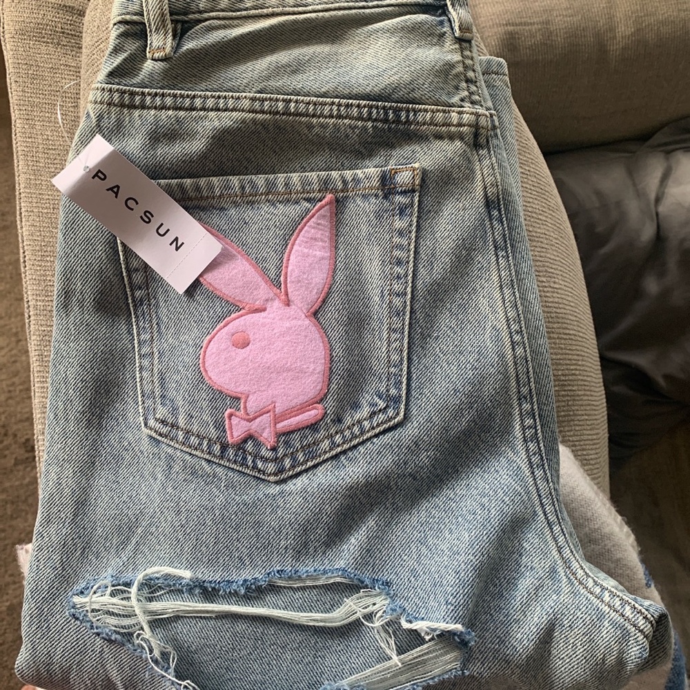 ❤️‍🔥 Playboy x PacSun 90s Boyfriend Butt Rip Jeans ❤️‍🔥